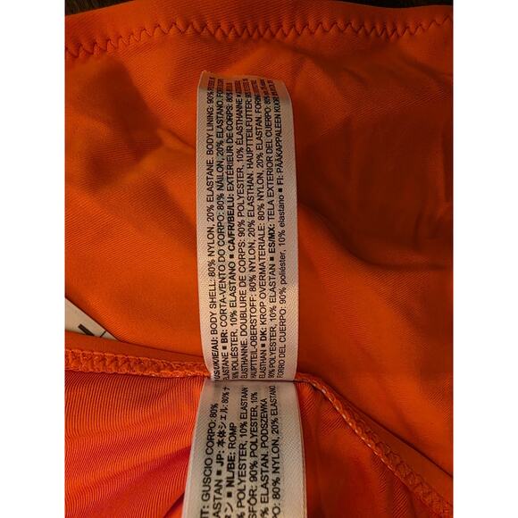 Amazon Essentials Bikini Bottom Orange Size 1X Plus Size High Waist NWT - Picture 7 of 7